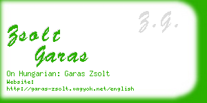 zsolt garas business card
